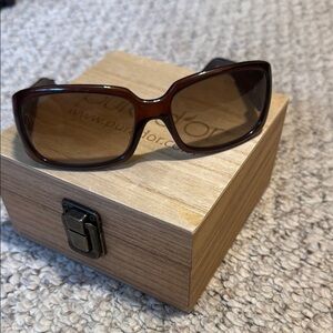 Fendi Brown Sunglasses with Tortoiseshell Frame